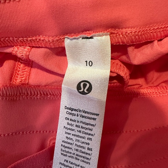 Lululemon Swift !NWT SOLD OUT! Wide Leg Mid Rise Pant sz 10 Sakura Pink - Picture 8 of 9